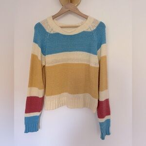 O’Neill - Colorful Striped Women's Sweater - Size Large